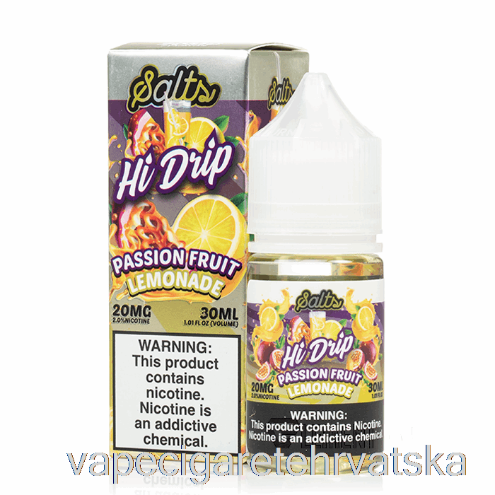 Vape Hrvatska Limunada Od Marakuje - Hi-drip Soli - 30ml 20mg